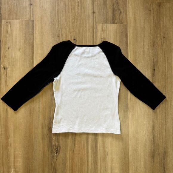 Y2K Static-X Start A War Black And White Raglan Shirt Size XL Industrial Metal - Picture 6 of 6